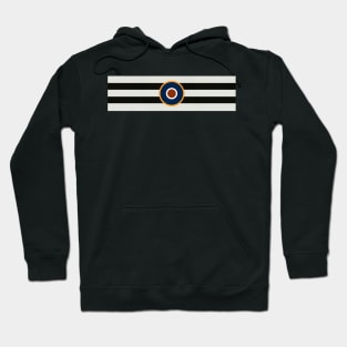 D-Day Stripes with RAF Roundel (Horizontal) Hoodie